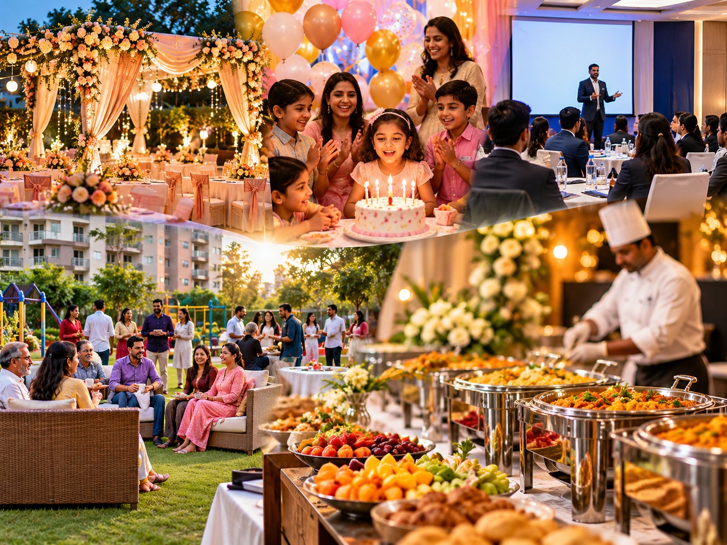 An elegant celebration setting