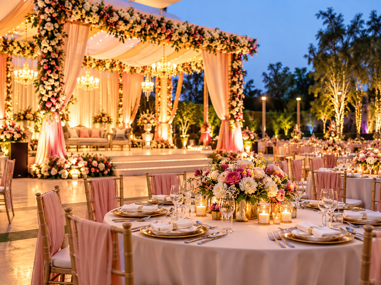 Catering and banquet arrangements